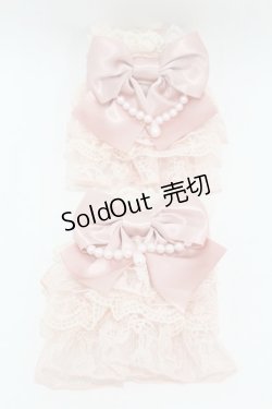 画像1: Angelic Pretty / True Doll Lacyカフス  ピンク H-25-04-08-029-AP-ZA-NS-ZH
