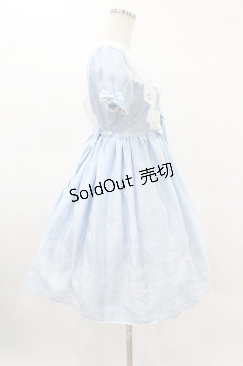画像3: BABY,THE STARS SHINE BRIGHT / Sugar Rose Tea Timeプリントワンピース Free サックス H-25-04-08-002-BA-OP-NS-ZH (3)