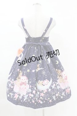 画像2: BABY,THE STARS SHINE BRIGHT / くみゃちゃんのキラキラMilky Way柄ジャンパースカートII Free ネイビー H-25-04-09-037-BA-OP-NS-ZH
