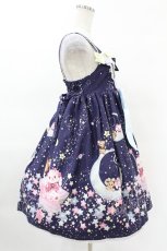 画像3: BABY,THE STARS SHINE BRIGHT / くみゃちゃんのキラキラMilky Way柄ジャンパースカートII Free ネイビー H-25-04-09-037-BA-OP-NS-ZH (3)