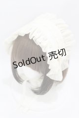Dolly mues / チュールヘッドドレス  生成り H-25-04-09-007-0-AC-NS-ZH