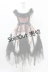 Jsta Mori（海外ロリータブランド） / 十字架レースジャンパースカート Free ブラック H-25-04-09-045-0-OP-NS-ZH