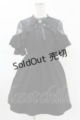 Rojita / 肩レースブローチ付きワンピース Free ブラック H-25-04-09-050-LO-OP-NS-ZH