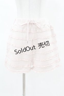 画像1: PINK HOUSE / フリル使いショートパンツ 3（M） ピンク H-25-04-09-052-LO-PA-NS-ZH