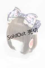 BABY,THE STARS SHINE BRIGHT / くみゃちゃんのキラキラMilky Way柄カチューシャ  ネイビー H-25-04-09-008-BA-AC-NS-ZH