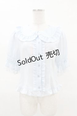 画像1: BABY,THE STARS SHINE BRIGHT / キラキラMilky Way ブラウス Free サックス H-25-04-09-057-BA-BL-NS-ZH
