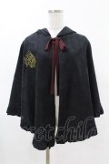 with PUJI（海外ロリータブランド） / 刺繍マント free ブラック H-25-04-09-061-PU-TO-NS-ZH