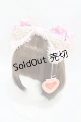 BABY,THE STARS SHINE BRIGHT / くみゃちゃんのキラキラMilky Way柄カチューシャ  ピンク H-25-04-09-009-BA-AC-NS-ZH