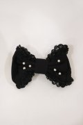 Angelic Pretty / ホイップレースバレッタ  ブラック H-25-04-09-1044-AP-AC-NS-ZH