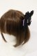 画像2: Angelic Pretty / ホイップレースバレッタ  ブラック H-25-04-09-1044-AP-AC-NS-ZH (2)