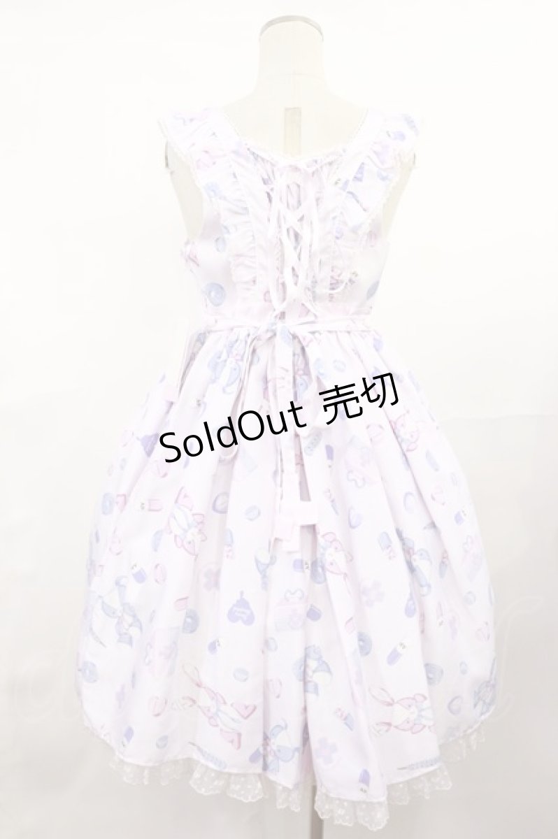 画像3: Angelic Pretty / Fancyホスピタルジャンパースカート Free ピンク H-25-04-09-1004-AP-OP-NS-ZH (3)