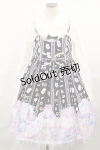 Angelic Pretty / Whip FactoryジャンパースカートSet Free ブラック H-25-04-09-1008-AP-OP-NS-ZH