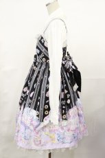 画像2: Angelic Pretty / Whip FactoryジャンパースカートSet Free ブラック H-25-04-09-1008-AP-OP-NS-ZH (2)