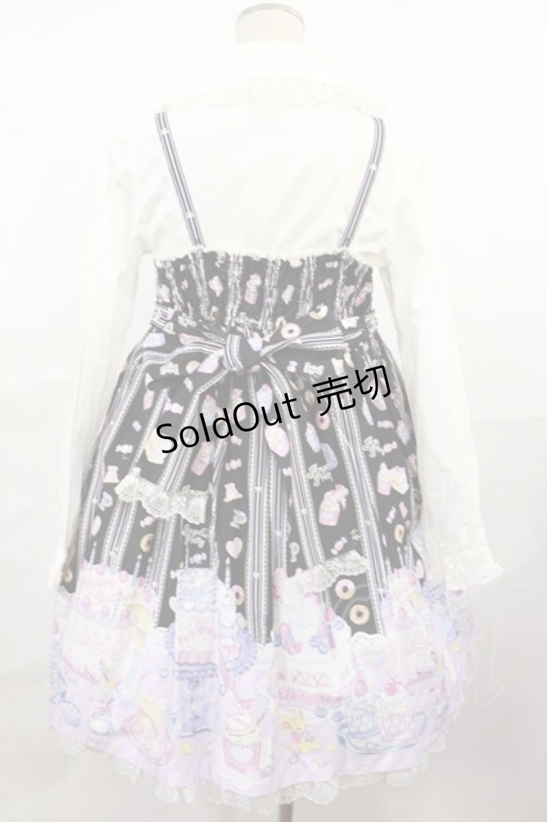 画像3: Angelic Pretty / Whip FactoryジャンパースカートSet Free ブラック H-25-04-09-1008-AP-OP-NS-ZH (3)