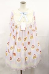 Angelic Pretty / Sweet Bakeryワンピース Free ピンク H-25-04-09-1010-AP-OP-NS-ZH