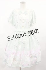 Angelic Pretty / Romantic Catワンピース Free ミント H-25-04-09-1011-AP-OP-NS-ZH