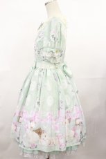 画像2: Angelic Pretty / Romantic Catワンピース Free ミント H-25-04-09-1011-AP-OP-NS-ZH (2)