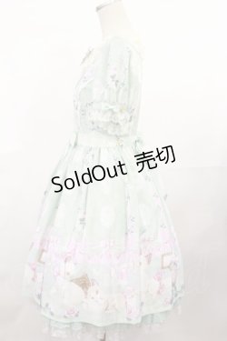 画像2: Angelic Pretty / Romantic Catワンピース Free ミント H-25-04-09-1011-AP-OP-NS-ZH