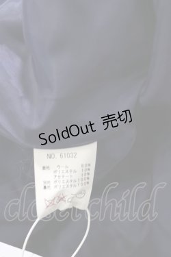 画像3: Heart E / チェックフリルコート Free ブラック H-25-04-09-1012-LO-CO-NS-ZH