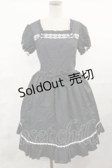 metamorphose / はしごレース半袖ワンピース Free ブラック H-25-04-09-1016-ME-OP-NS-ZH