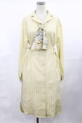 axes femme / スカーフ付シャツワンピ M アイボリー H-25-04-09-1028-AX-OP-NS-ZH