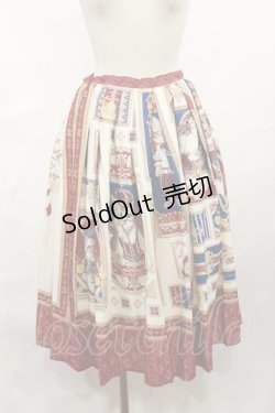 画像1: Capreolus pygargus（海外ロリィタブランド） / 勇者の旅スカート M オフ H-25-04-09-1032-LO-SK-NS-ZH