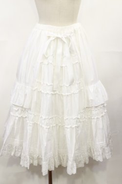 画像1: Victorian maiden / タブリエペチコート Free オフホワイト H-25-04-09-1033-CL-SK-NS-ZH