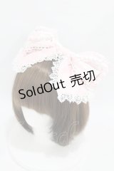 BABY,THE STARS SHINE BRIGHT / くまちゃんレースのカチューシャ  ピンク H-25-04-09-012-BA-AC-NS-ZH