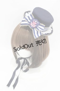 画像1: Angelic Pretty / Cutie MarineミニHat  ネイビー H-25-04-09-015-AP-AC-NS-ZH
