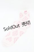 BABY,THE STARS SHINE BRIGHT / 壁紙柄レース付ハイソックス  ピンク H-25-04-09-018-BA-ZA-NS-ZH