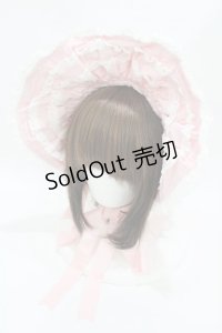 BABY,THE STARS SHINE BRIGHT / くまちゃんレースのくまみみボンネット  ピンク H-25-04-09-003-BA-AC-NS-ZH