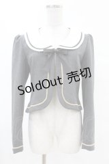 Innocent World / セーラー刺繍ジャケット M グレー H-25-04-09-027-IW-JA-NS-ZH
