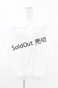 BABY,THE STARS SHINE BRIGHT / Cheerful Cherryブラウス Free オフ/ピンク H-25-04-09-030-BA-BL-NS-ZH