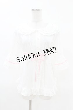 画像1: BABY,THE STARS SHINE BRIGHT / Cheerful Cherryブラウス Free オフ/ピンク H-25-04-09-030-BA-BL-NS-ZH