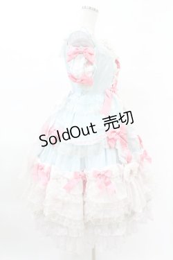 画像3: BABY,THE STARS SHINE BRIGHT / La Chasse aux Papillons 蝶々を追って迷い込んた お花畑へ ワンピースドレス Free サックス H-25-04-09-035-BA-OP-NS-ZH
