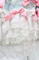 画像5: BABY,THE STARS SHINE BRIGHT / La Chasse aux Papillons 蝶々を追って迷い込んた お花畑へ ワンピースドレス Free サックス H-25-04-09-035-BA-OP-NS-ZH (5)
