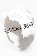 ATELIER PIERROT / Gothic LatticeS HeadDress(Clip Version)  ホワイト H-25-04-10-029-EL-AC-KB-ZH