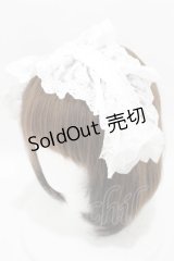 ATELIER PIERROT / Gothic LatticeS HeadDress(Clip Version)  ホワイト H-25-04-10-029-EL-AC-KB-ZH