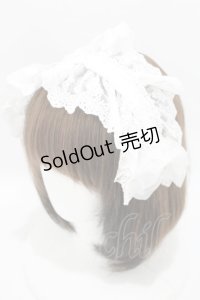 ATELIER PIERROT / Gothic LatticeS HeadDress(Clip Version)  ホワイト H-25-04-10-029-EL-AC-KB-ZH
