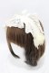 画像1: ATELIER PIERROT / Gothic LatticeS HeadDress(Clip Version)  アイボリー H-25-04-10-030-EL-AC-KB-ZH (1)
