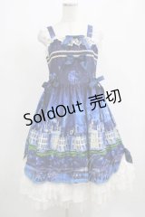 Neverland Lolita（海外ロリータブランド） / Lakeside Castleジャンパースカート Free ネイビー H-25-04-10-1001-GO-OP-NS-ZH