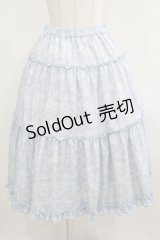 m petit by misako / NINA'Sコラボスカート L アイボリー/サックス リバーシブル H-25-04-10-1027-LO-SK-NS-ZH