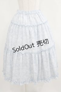 m petit by misako / NINA'Sコラボスカート L アイボリー/サックス リバーシブル H-25-04-10-1027-LO-SK-NS-ZH