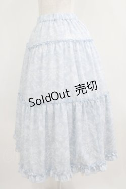 画像2: m petit by misako / NINA'Sコラボスカート L アイボリー/サックス リバーシブル H-25-04-10-1027-LO-SK-NS-ZH