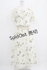 INGEBORG / ローズプリントロングワンピース Free アイボリー H-25-04-10-1028-LO-OP-NS-ZH