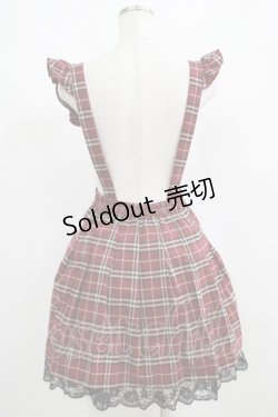 画像3: Princess Melody / チェックエプロンジャンスカ Free ワイン H-25-04-10-1033-EL-OP-NS-ZH