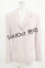 INGEBORG / フリルジャケット M ピンク H-25-04-10-1041-LO-JA-NS-ZH
