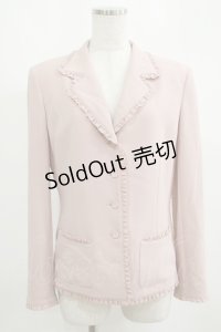 INGEBORG / フリルジャケット M ピンク H-25-04-10-1041-LO-JA-NS-ZH