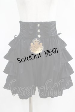 画像1: ALICE and the PIRATES / ルイス・ベニントンサイドフリルパンツ Free ブラック H-25-04-10-1049-PA-PA-NS-ZH