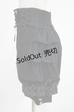 画像2: ALICE and the PIRATES / ルイス・ベニントンサイドフリルパンツ Free ブラック H-25-04-10-1049-PA-PA-NS-ZH